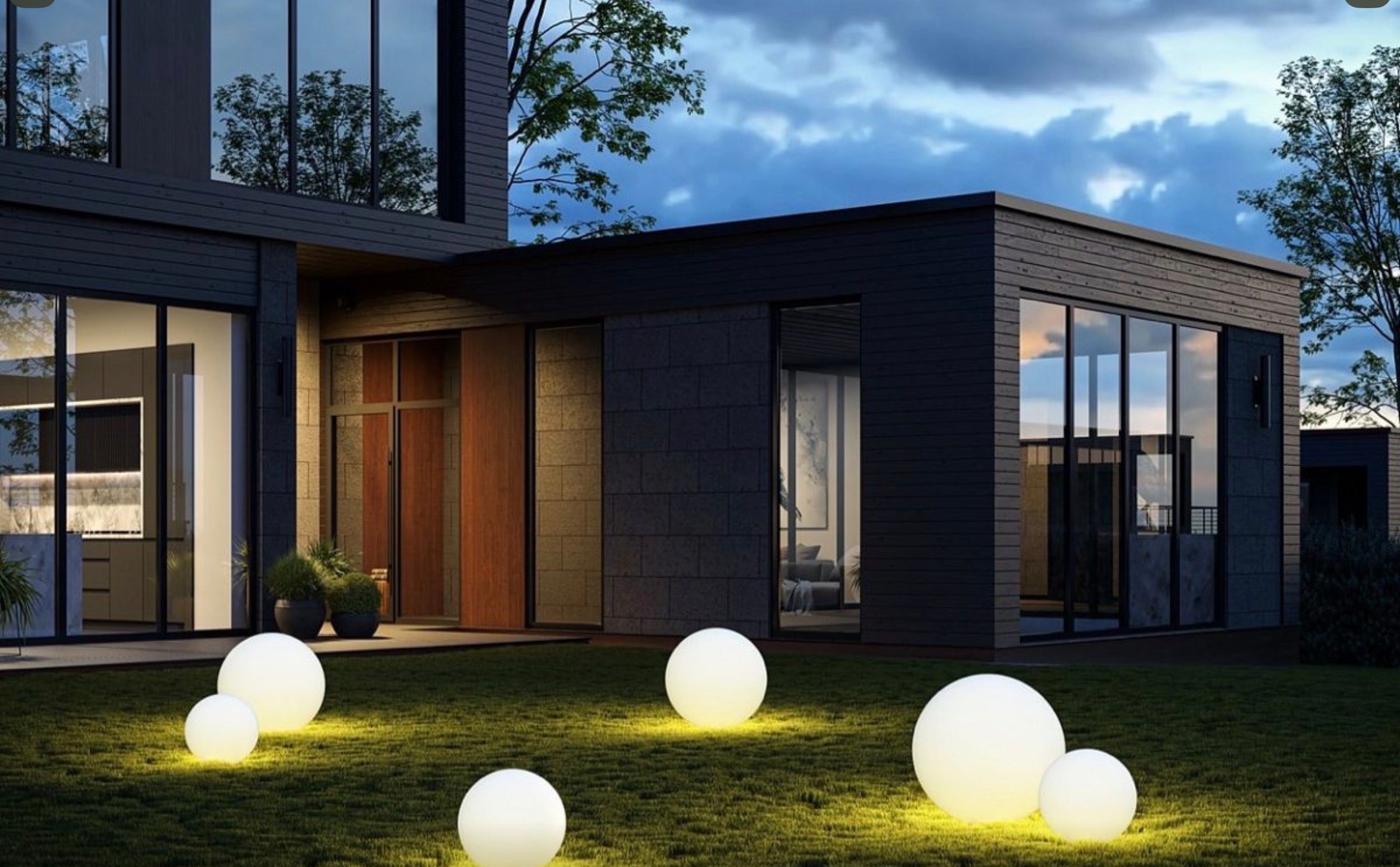 EONE GlowSphere – Luxury Outdoor LED Light