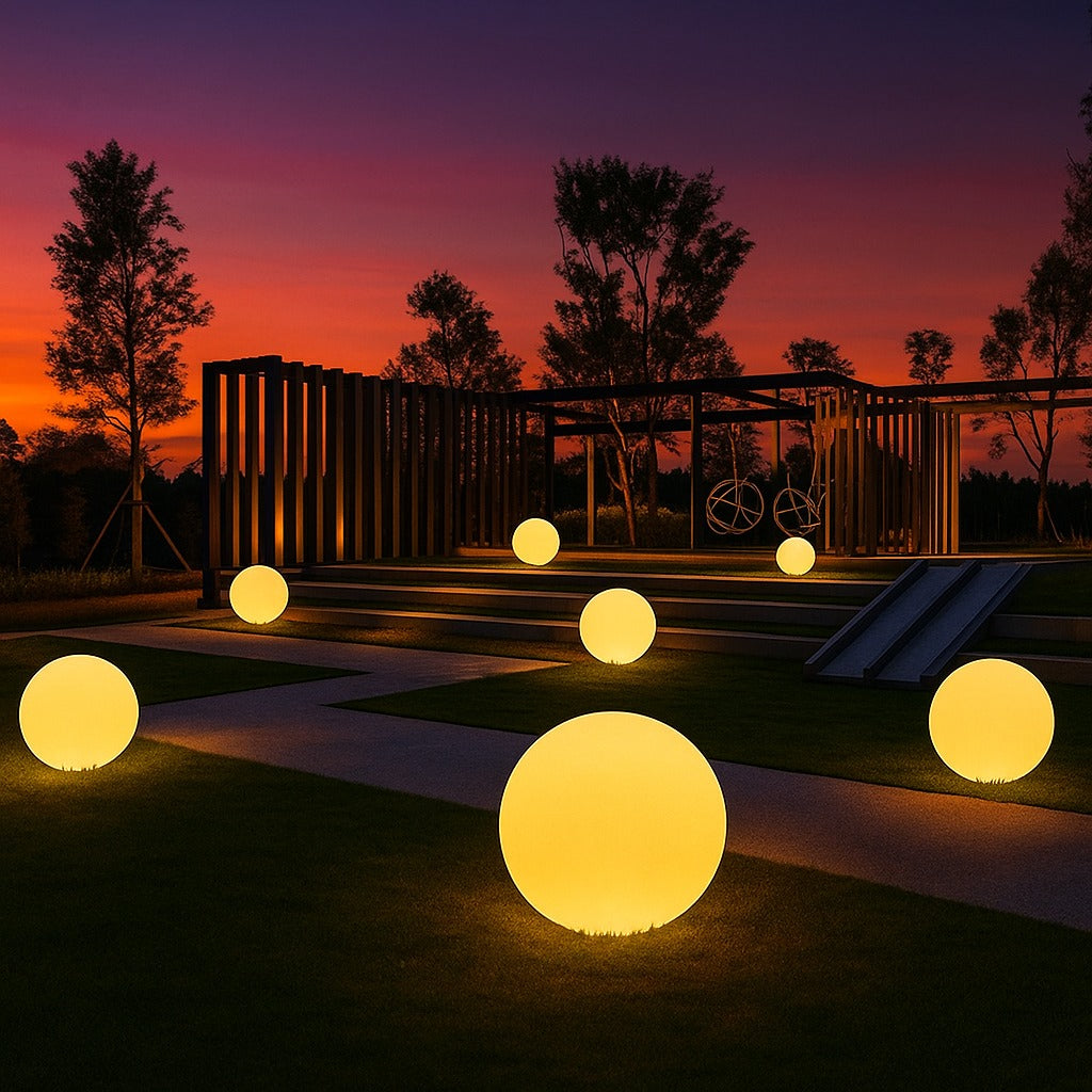 EONE GlowSphere – Luxury Outdoor LED Light