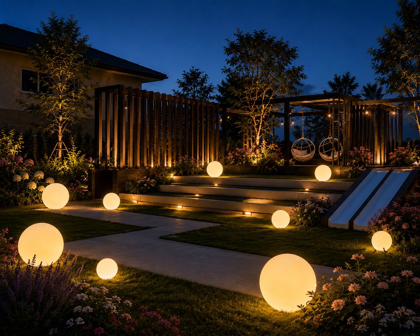 EONE GlowSphere – Luxury Outdoor LED Light