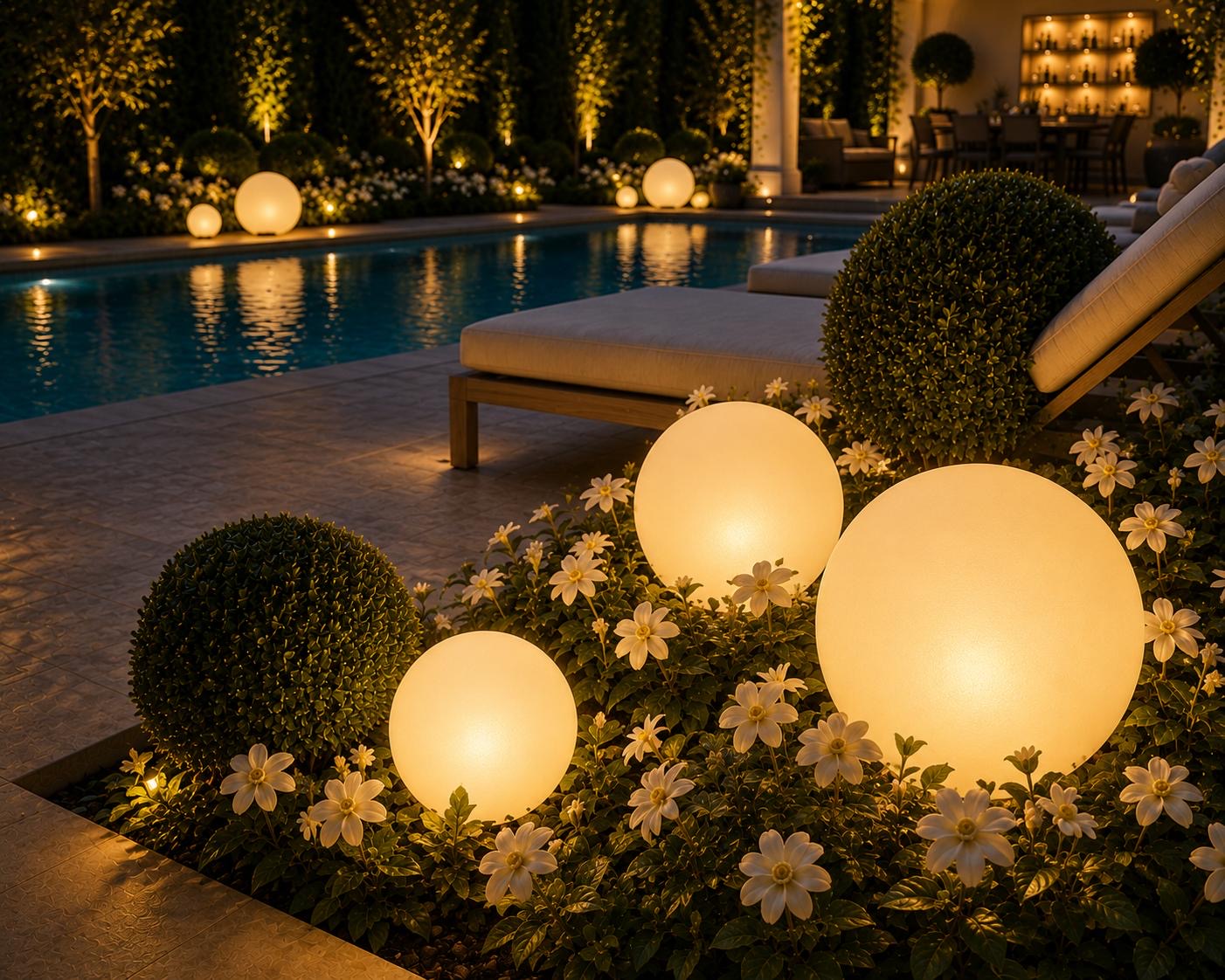 EONE GlowSphere – Luxury Outdoor LED Light