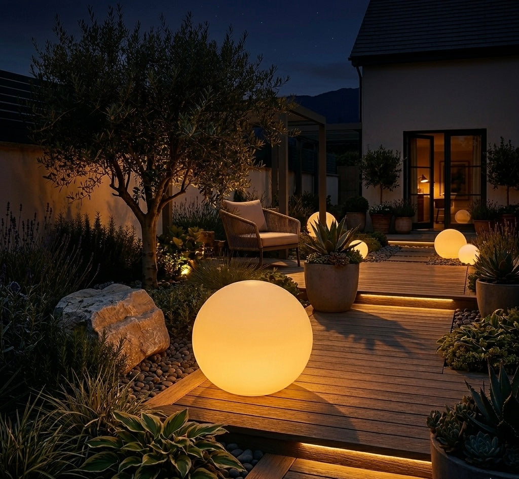 EONE GlowSphere – Luxury Outdoor LED Light