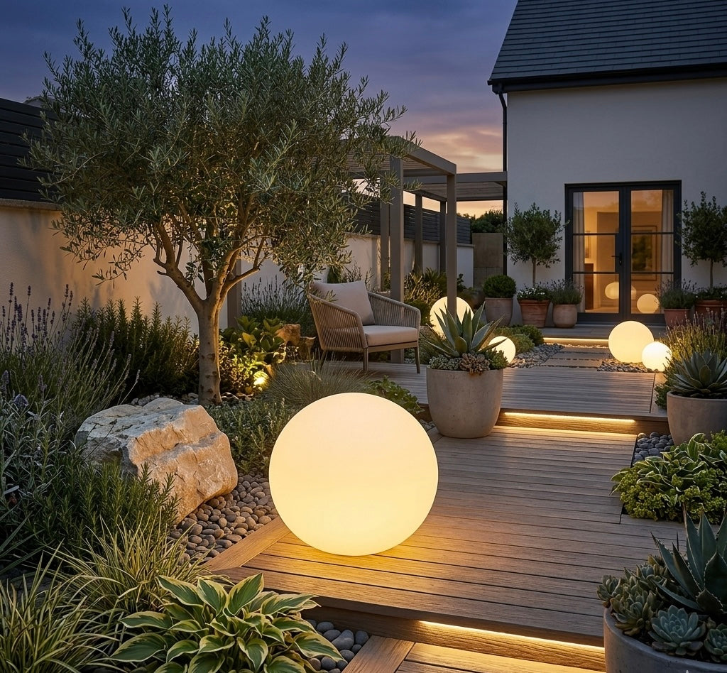 EONE GlowSphere – Luxury Outdoor LED Light