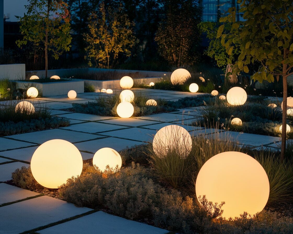 EONE GlowSphere – Luxury Outdoor LED Light