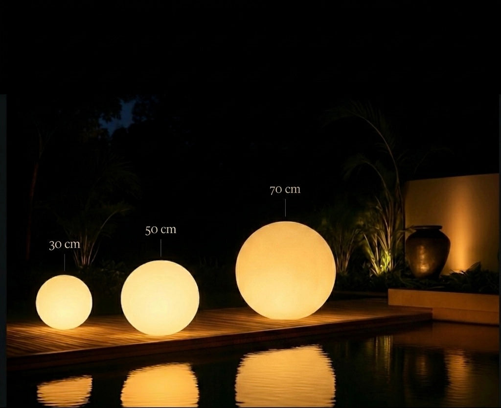 EONE GlowSphere – Luxury Outdoor LED Light